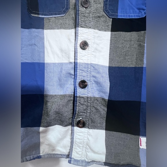 Carter's Blue and Black Checkered Kids Jacket - Picture 6 of 7